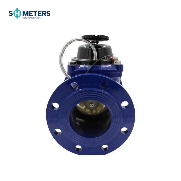 Industrial Pulse Woltman Type Water Meter Dn100 Cast Iron Irrigation Water Meter