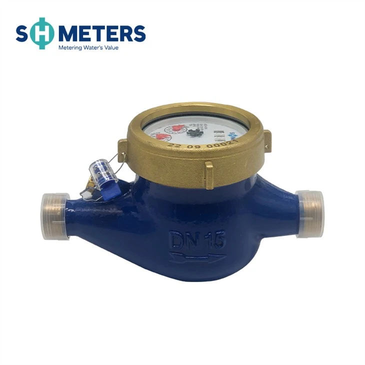 R200 Class C Multi-jet Vane Wheel Water Meter Brass Body