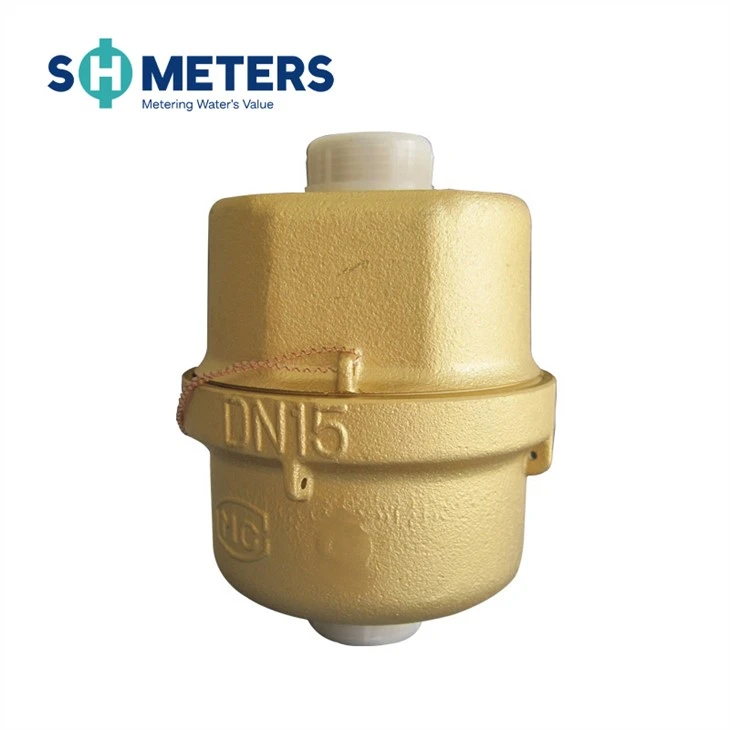 Volumetric Piston Type Brass Water Meter Volumetric Piston Type Brass Water Meter