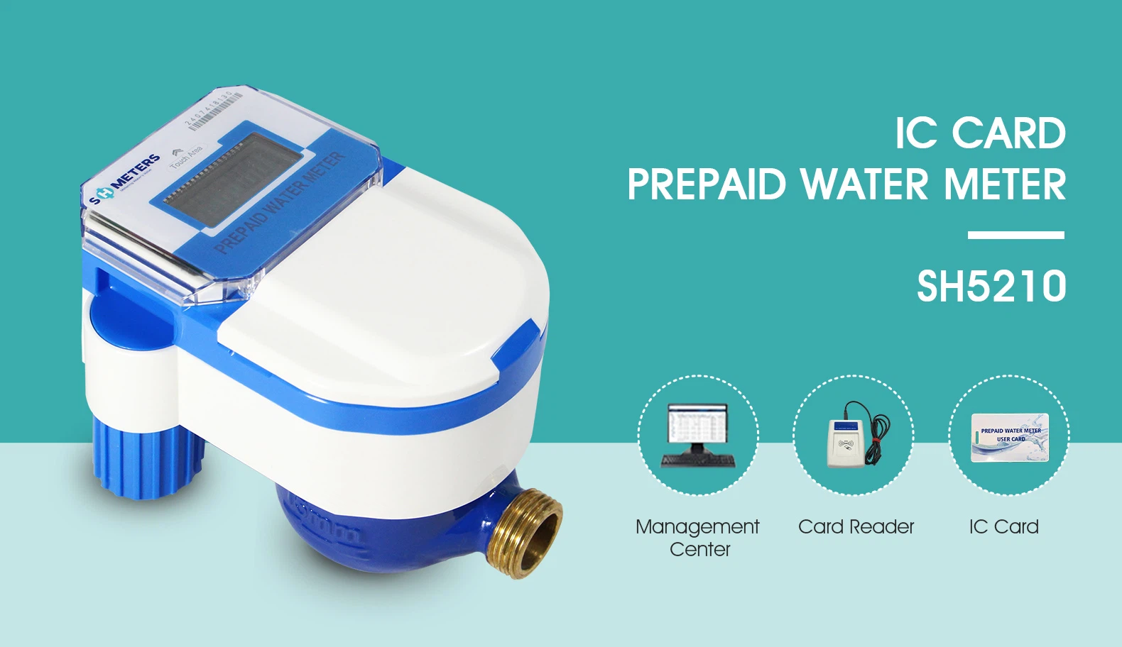 IC card prepaid water meter